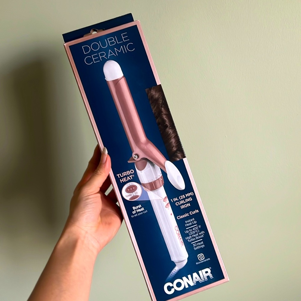 CONAIR DOUBLE CERAMIC CURLING IRON